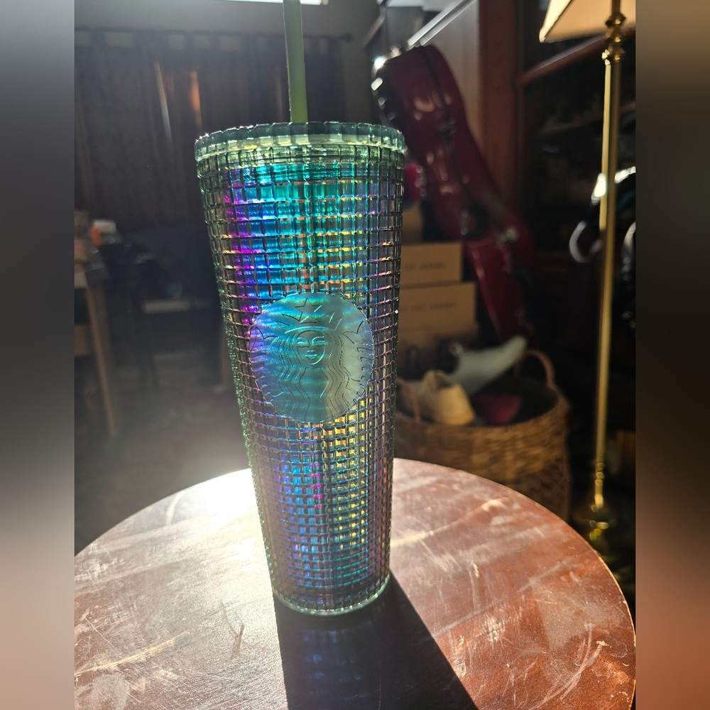 Starbucks Green Iridescent 24oz Tumbler